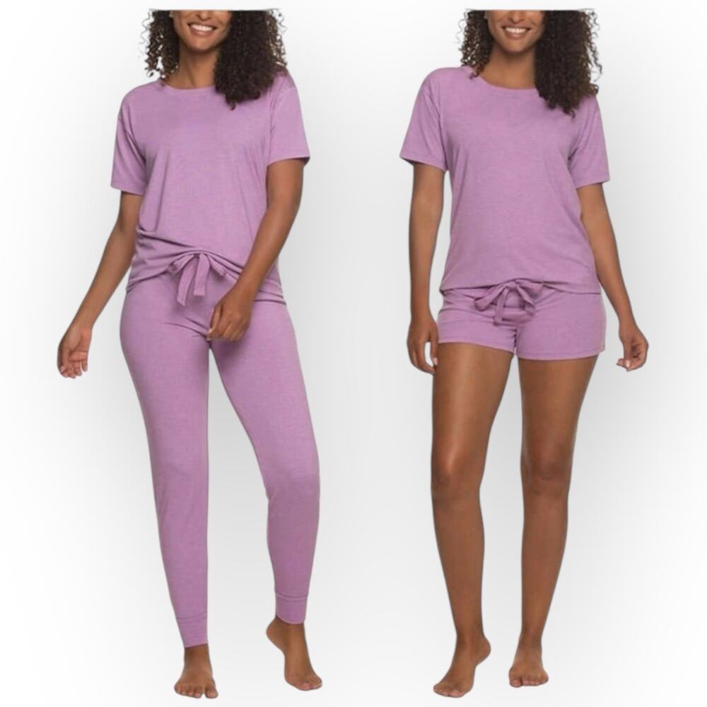 Felina 3-Piece Lounge Set Women Large Dusty Lavender NWT